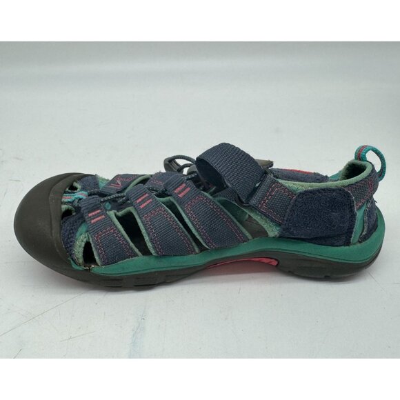 Keen Kids Newport H2 Sandals Size 4 Blue Outdoors Waterproof Strappy Textile - Picture 10 of 15